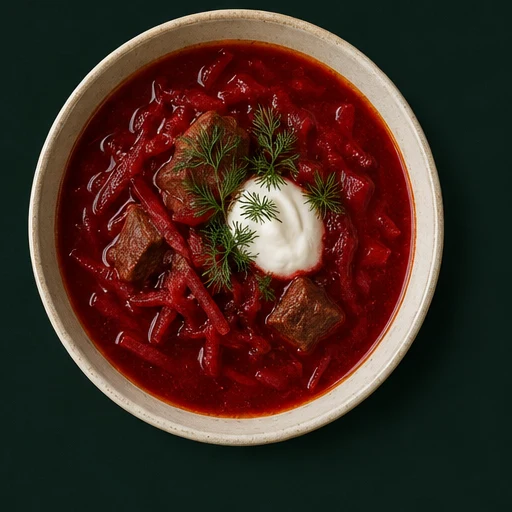 Борщ с говядиной