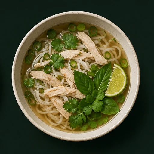 Фо га с курицей